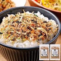 후리카케 무첨가 홋카이도 육수 2봉 세트 홋카이도산 가리비 다시마 가을연어 밥과 함께 도시락 반찬 주먹밥 재료 358283, 두 봉지
