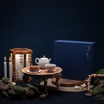 궁중비법 서가 치술령 고요한달밤 도라지정과 인삼정과 한과 세트 상견례선물, 고요한달밤 + 버건디 클래식 보자기