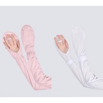 지엠앤 1+1자외선 차단 냉감 쿨토시 고급형 손등덮개, FREE, 화이트+핑크