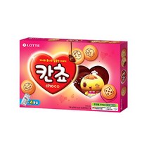 롯데 인간사료 스낵바 어린이간식 칸쵸 196g 2개 사무실다과 홈파티