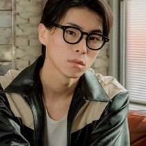 리에티 EDDY col.1 아넬형 뿔테 4사이즈 안경 남녀공용 블랙