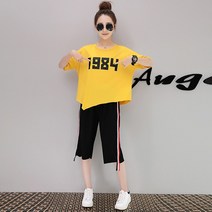 트레이닝복세트 여름옷 0중학교 고등학교 와이드 루즈핏 캐쥬얼 짧은 팔토시 563353907