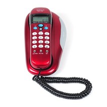NU 뉴썬 NS-700 발신자표시전화기 벽걸이전화기 탁상겸용 CID 유선, 뉴썬(NS-700/레드/벽걸이)