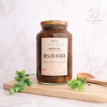 [웰굿] 8년차 수제청 장인이 만든 배도라지대추청 500g, 상세 설명 참조