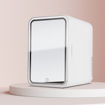 미니 화장품 냉장고 가정용 소형 온장고 작은 무소음 냉온장고 음료 대용량 1인, 2. LED거울 화장품냉장고(8L)