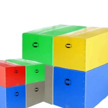 엘로우포장 다용도 이사박스 3.5T 5개 묶음, 엘로우 6호 필라멘트테잎