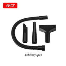 차량용에어건 2 인 1 500W 무선 전기 공기 송풍기 블로잉 흡입 핸드 헬드 리프 집진기 청소 스위퍼 마키타 18V 배터리 나뭇잎 먼지 털이, [01] 4Pcs Accessories, 4Pcs Accessories