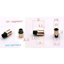 5x10x22mm 5p 구리 바 교류 발전기 모터 정류자 미니 드릴 용 1 개, 01 5pcs