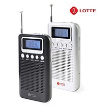 라디오 알람 핑키9 슬림디자인 휴대용디지털라디오 FMAM, 블랙