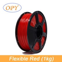 3d 프린터 재료 고무 프로파일 소재 롤 플렉스 3D 플라스틱 필라멘트 1.75 1-F- 75 Filament-Pla-1Kg, 11 Flexible Red 1kg