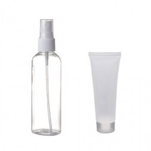 휴대용 공병 스프레이 60ml 100ml 튜브 50ml 젤 화장품 샴푸 손소독제 튜브 빈병 용기 만들기 여행용 리필, 스프레이 100ml