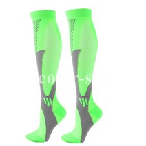 압축 양말 20-30 Mmhg 남자 여자 정맥류 정맥 실행 축구 Crossfit 스포츠 비행 여행, [01] XXL, [08] QYSZ02-Green