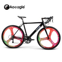 Aoeagle 로드자전거 커스텀휠 디스크휠 입문용 하이브리드, 18단