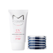 맥퀸뉴욕 UV 데일리 매트선크림 50g SPF 50+ PA+++ +루비셀 퍼프 5p SET, 3세트
