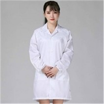 [아오이치] (노래모자) 대전방지복장 정전복 방진복 외투 대전방지작업복 방진복 흰색 논송모자 S