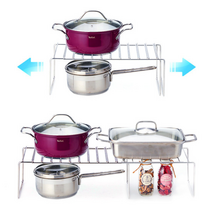 인테리어 랙 선반 정리대 확장형 다용도 기획상품 주방수납 스테인레스, 스테인레스확장형선반랙(ㄱ+ㄷ)