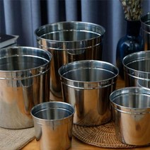 동복 키친프리 스텐통 소스통 뼈통 2호 13.5cm 주방 바스켓, 옵션_소스통 2호 (1개)