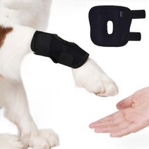 반려견슬개골탈구무릎보호대 강아지 슬개골 보호대 고관절 leg knee pad 애완견 붕대 dog leg knee hock brace straps protection for of, 검은 색, m