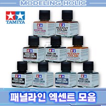 TAMIYA 타미야 패널라인 액센트/엑센트 컬러 [먹선용/에나멜/프라모델/건담/건프라]], 블랙(87131)