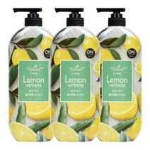 온더바디 더 내추럴 바디워시 레몬버베나 향, 900g, 900ml, 3개