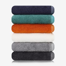 송월타월 뱀부얀 파이톤무지 200g 세면타올 5매, 1개, 청록색