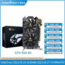 huannzhi 그래픽 카드 rtx 2060 gtx 650 750 760 960 1060 1660 super 2g 4g 3g 6g 8g rx 550 560 580 4g 8g 비디오, 지웨이 gtx960 4g