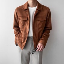 스웨이드 트러커 자켓(2color)