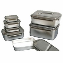 [알티피아] 키친프리 스텐 밀폐 용기 반찬통 보관 용기 7000ml, 스텐락 7000ml (1개)