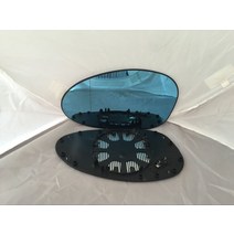 블라인드 우드 창문 스크린윙미러 유리 파란색 가열 비구면 사각 지대 방지 왼쪽/BMW E81 E87 E90 E91 E9