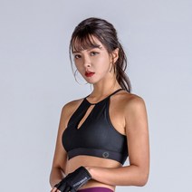 네이비짐 여자 브라탑 카인다홀터넥 KINDA HALTER NECK 스포츠브라