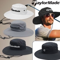 테일러메이드 남성 골프 부니햇 버킷햇 남자 벙거지 모자 정글모 2023, 블랙
