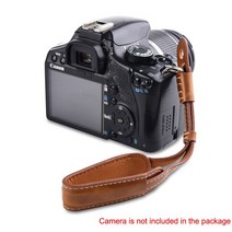 니콘 캐논 소니 후지필름 올림푸스 파나소닉 펜탁스 블랙 브라운 커피 DSLR 카메라 손목 핸드 스트랩 PU, 03 Brown