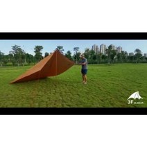 타프 Sanfeng 야외 캐노피 초경량 캠핑 텐트 양산 pergola 5x3 미터 실버 코팅 선 스크린 자동차 사이드 텐트 캐노피, 5 3x3m 아이보리 화이트 코팅 실버 +