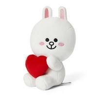 라인프렌즈 코니 싯팅 하트 인형 18cm