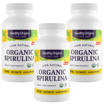 [Healthy Origins] 내추럴 오가닉 스피루리나 500 mg 720 타블렛 3 SET, 1개, 기본