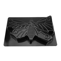 시멘트벽돌 담장블럭 디자인벽돌 Plastic DIY Butterfly Shaped Path Maker Mold Garden Park Track Paveme, 01 Black