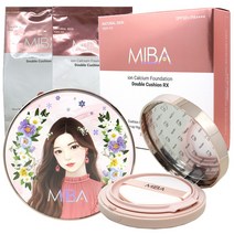 미바 이온칼슘 파운데이션 왕쿠션 시즌2, 1개, 23호 차분한 피부(리필+본품)