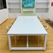 어린이 미술 학원 책상 테이블 어린이집 유치원 공부방 넓은책상 교습소, D 220x100x60