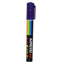 양봉 용품 여왕벌 마킹 마커 펜 세트 8 색 및 꿀벌 도구 마크 플라스틱 1 개, 보라색+M