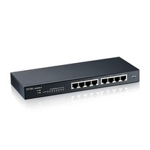 ZYXEL 24포트 기가비트 이더넷 스마트 스위치 (GS1900-24) - 관리형 랙 마운트 제한된 평생 보호, 8 Ports