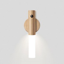 멜로우버디 무선 모션감지 LED 우드 스마트 센서 무드등, LED 우드 스마트 센서 무드등_우드