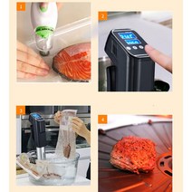 수비드 머신 Sous Vide 밥솥 1000W 정확한 온도 타이머 열 순환기 진공 음식 밥솥 WIFI LCD 디지털 디스플레이 수비드기계, 우리를