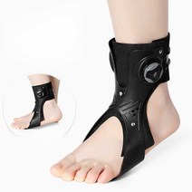 발목 보조기 발처침 족하수 발끌림 풋드랍 깁스신발, 노브 블랙 스탠다드 모델 (왼발) S