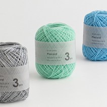 [울클럽]다루마 플라코드 3ply 40g 봄여름실 네트백 바스켓 가방 소품 방수실 코드사 코바늘 뜨개실, 10 브라운베이지, 1개