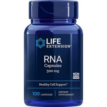 라이프 익스텐션 RNA 핵산 500mg 100캡슐(100일분, 1통, 100캡슐