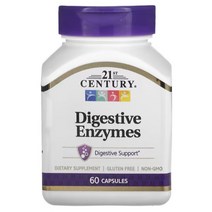21세기센트리 다이제스티브엔자임 60캡슐 아밀라아제 프로테아제 리파아제 전환효소 락타아제 말타아제 셀룰라아제, 1개, 60정