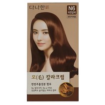 꽃을든남자 다나한 모 칼라 크림 (염색약 새치), 1개, N6 자연갈색