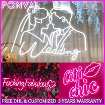 네온간판 네온조명 PONVAL-네온 사인 Led 로고 개인 맞춤 네온 조명 광고 보드 야간 램프, [05] 5, [01] Contact us