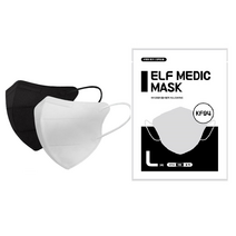 [100매 대형 화이트 ] KF94 엘프메딕 마스크 (라이프웨이 황사방역 마스크) ELF MEDIC