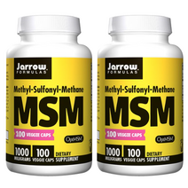 재로우 MSM 1000mg 베지 캡 글루텐 프리, 100개입, 2개